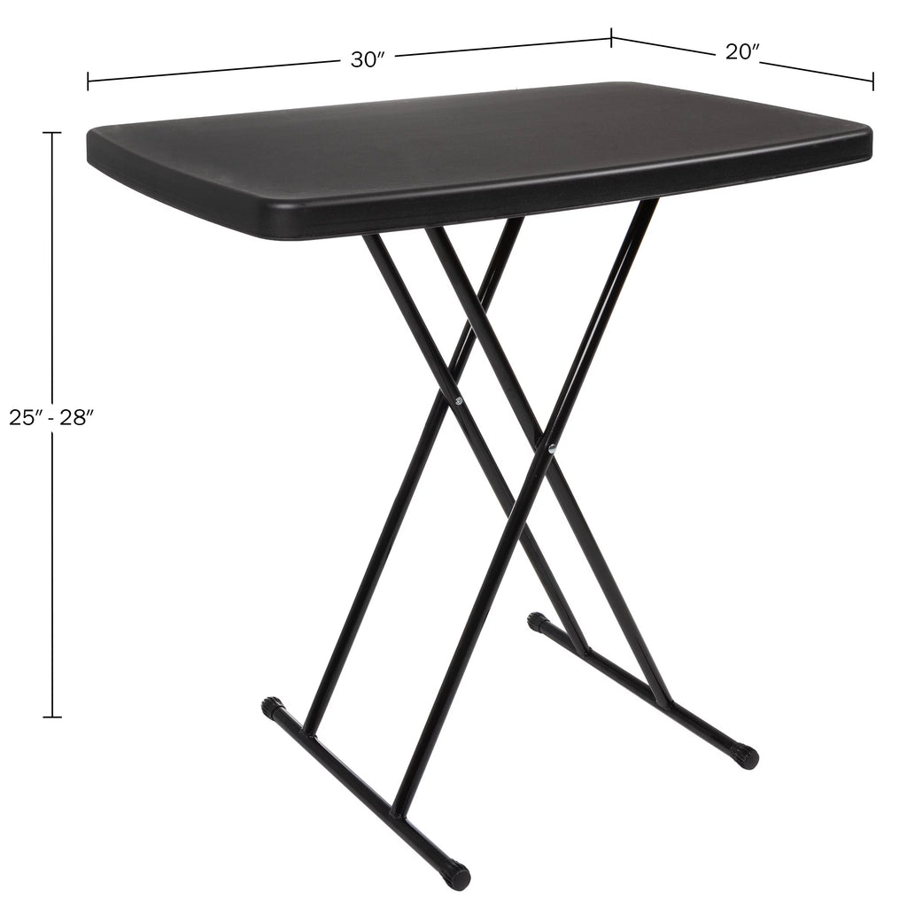Set of 2 Black Folding Tables T70201