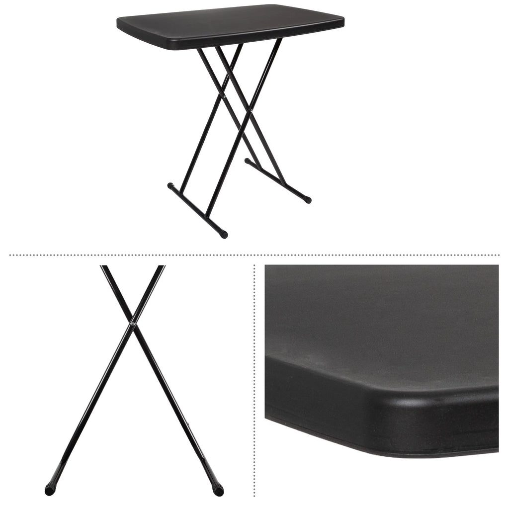 Set of 2 Black Folding Tables T70201