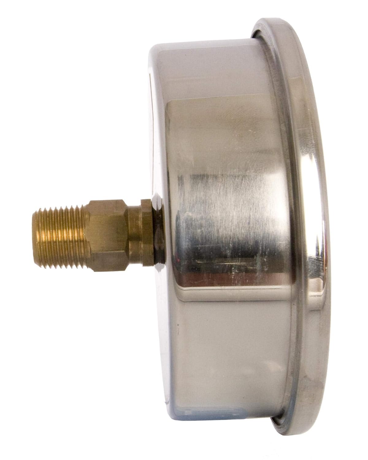 4 Oil Filled Pressure Gauge, Stainless Steel Case, Brass, 0-100PSI, Pack of 2 U369
