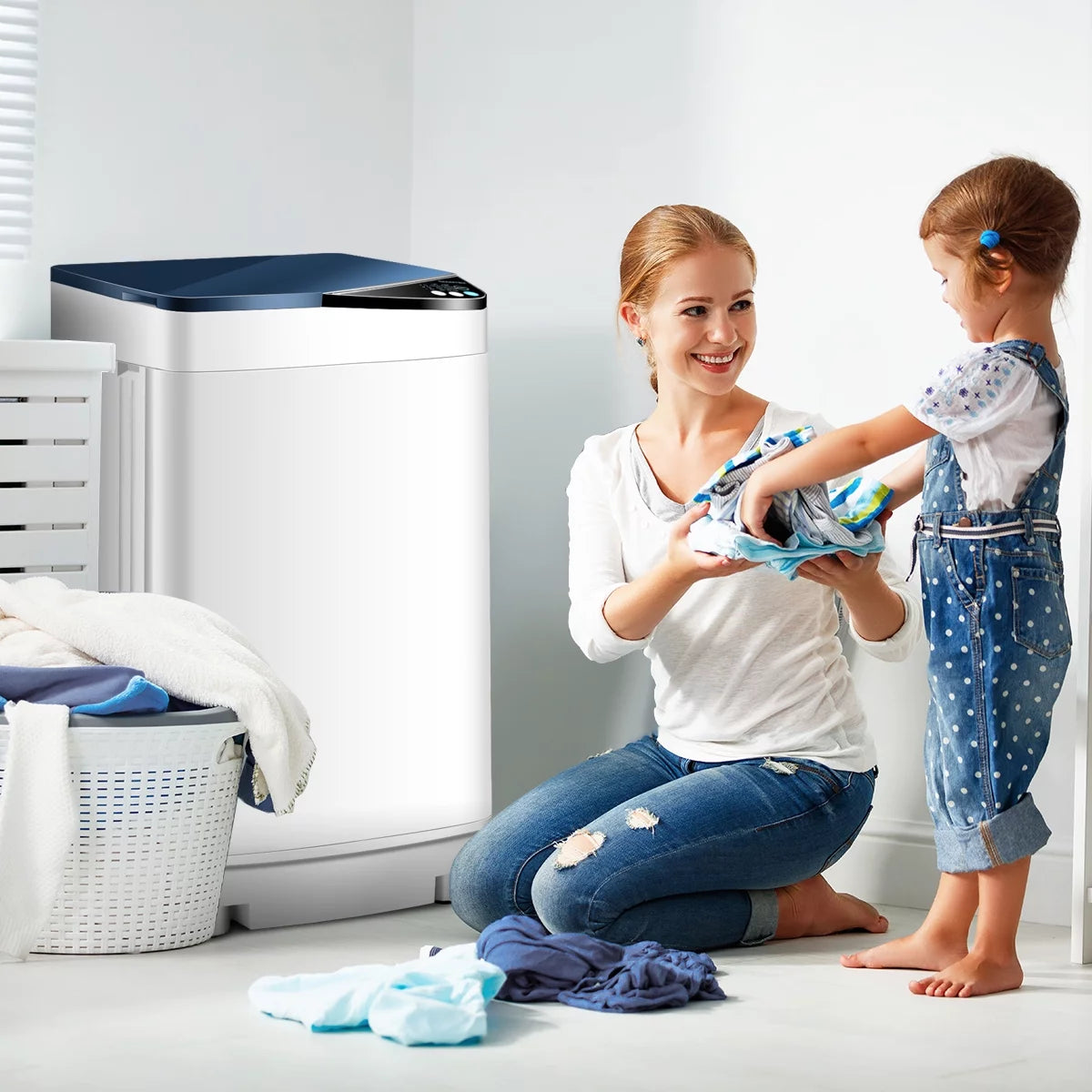 7.7 lbs Full-Automatic Washing Machine R350738