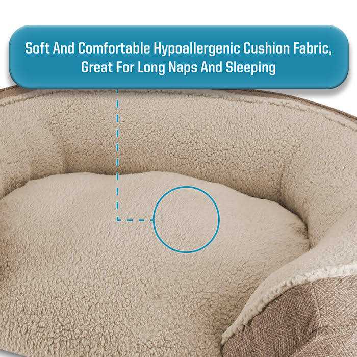 Oval Round Cuddler Pet Dog Bed K414