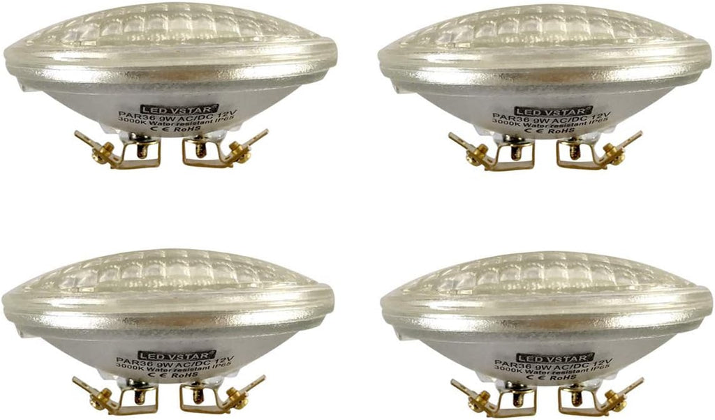 LED PAR36 9W Bulb, 12V, Warm White, Water Resistant, Pack of 4 M39078
