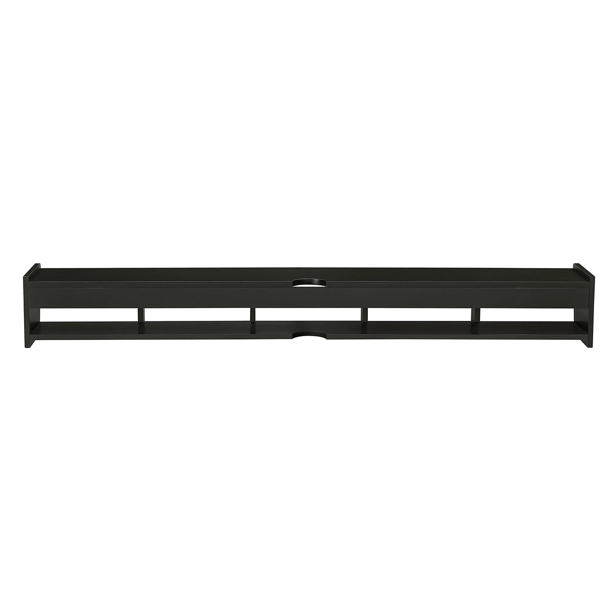 Solid Black Floating TV Stand T844051