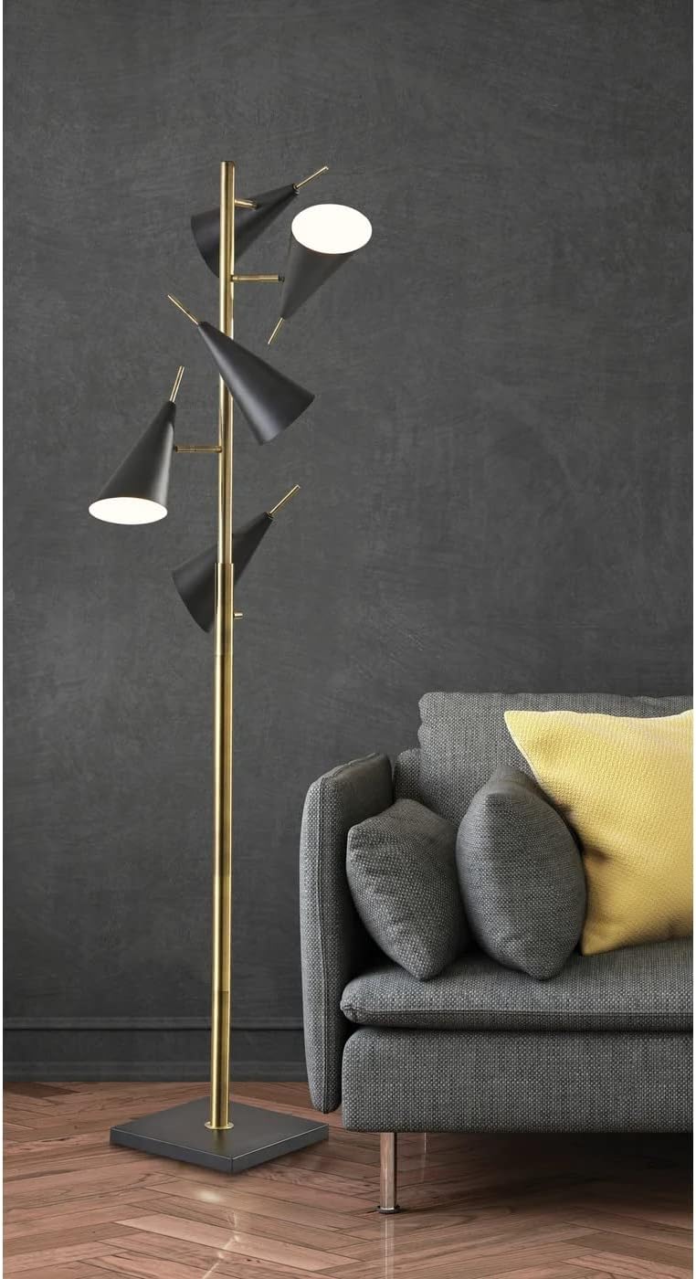 Antique Brass Tree Lamp W46308