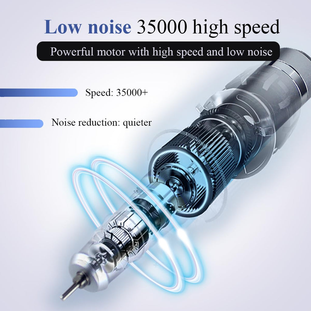 Portable Rechargeable 35000RPM Electric Nail Drill Machine T663