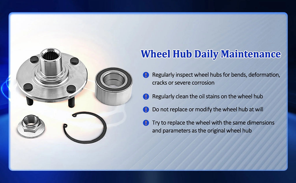 Pair Rear Wheel Hub and Bearings Assembly for Saab 9-5 T787