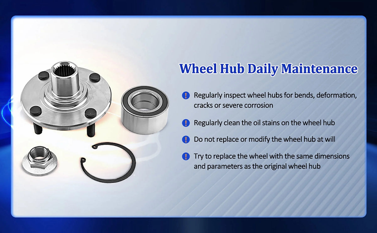 Pair Rear Wheel Hub and Bearings Assembly for Saab 9-5 T787