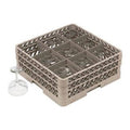 Beige 9 Compartment Full Size Rack with 2 Extenders N834