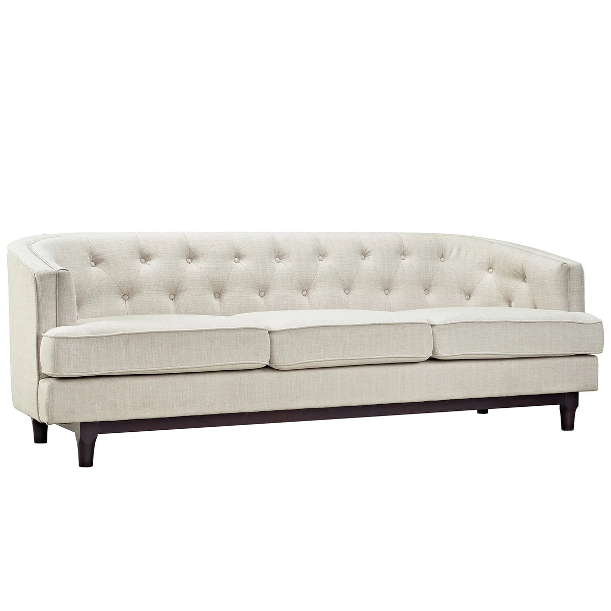 Beige Fabric Sofa Set of Two J578