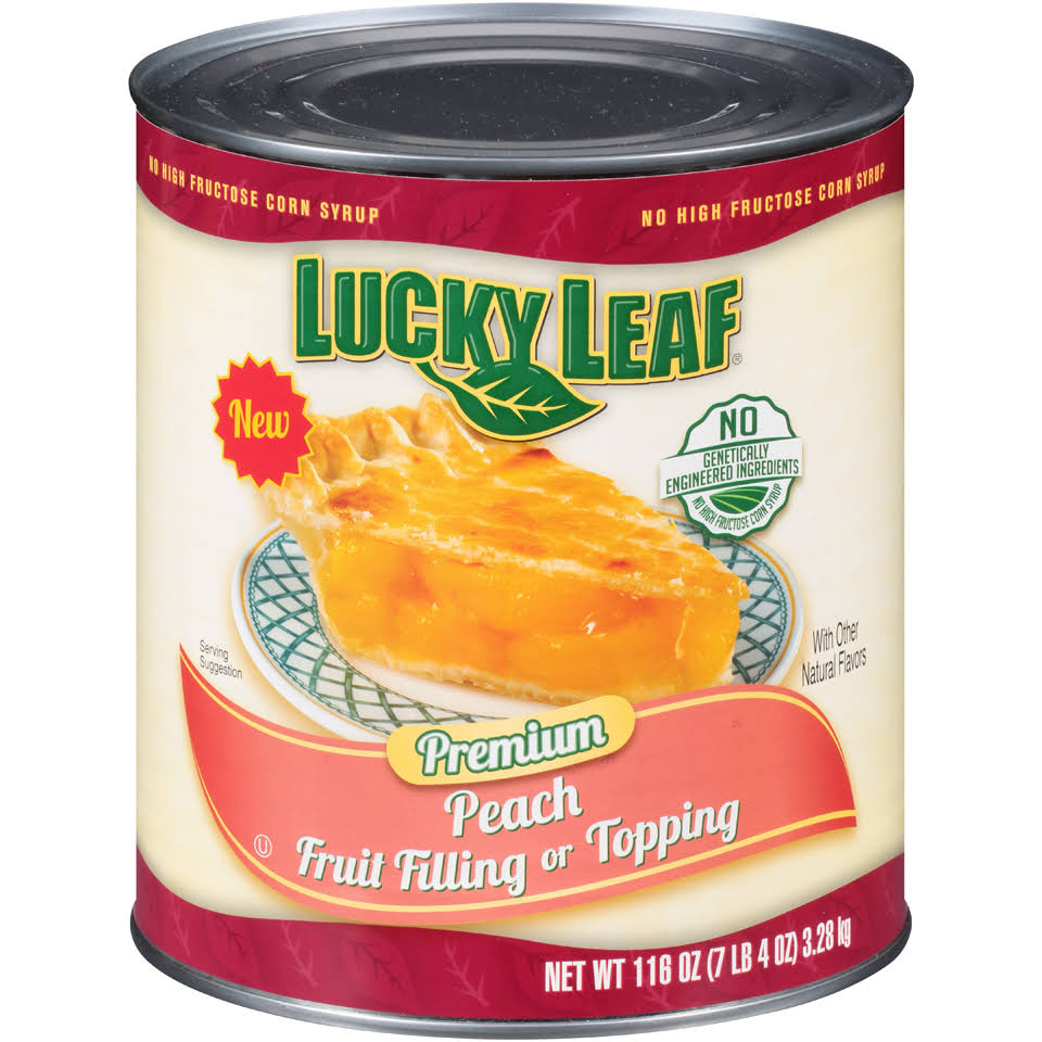 #10 Can Non-GMO Peach Pie Filling - 3/Case P189058