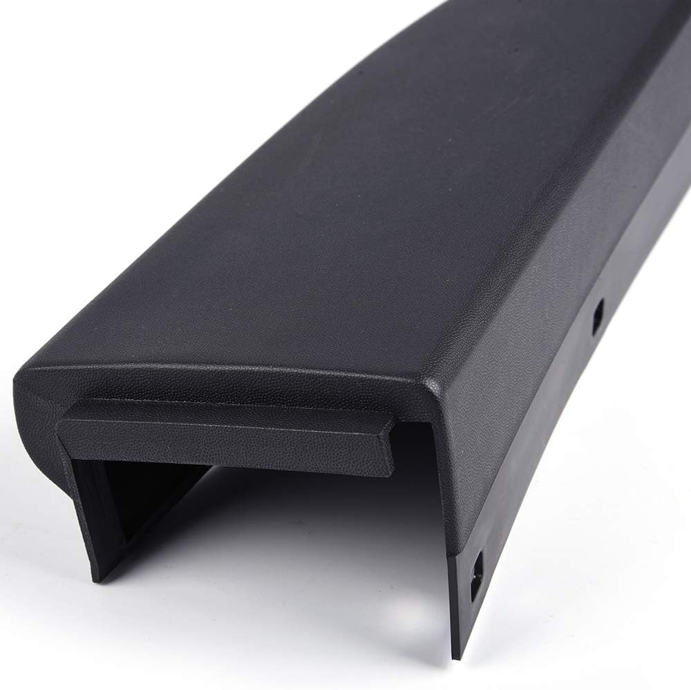 Black Tailgate Protector Molding Trim Caps O194147