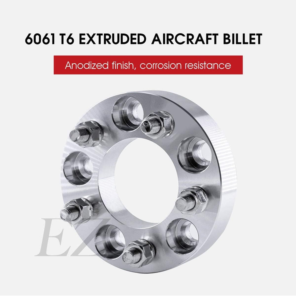 2 Wheel Adapters 5x5.5 to 5 Lug 5" Thickness 1 Inch M27680