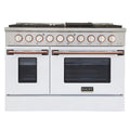 White 48 Dual Fuel Range J3924
