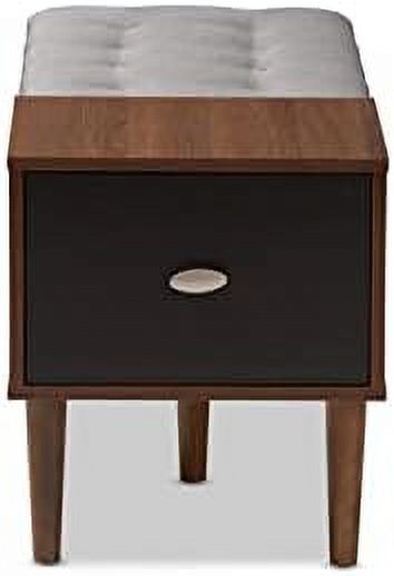 Brown Fabric Shoe Rack Cabinet Q918440