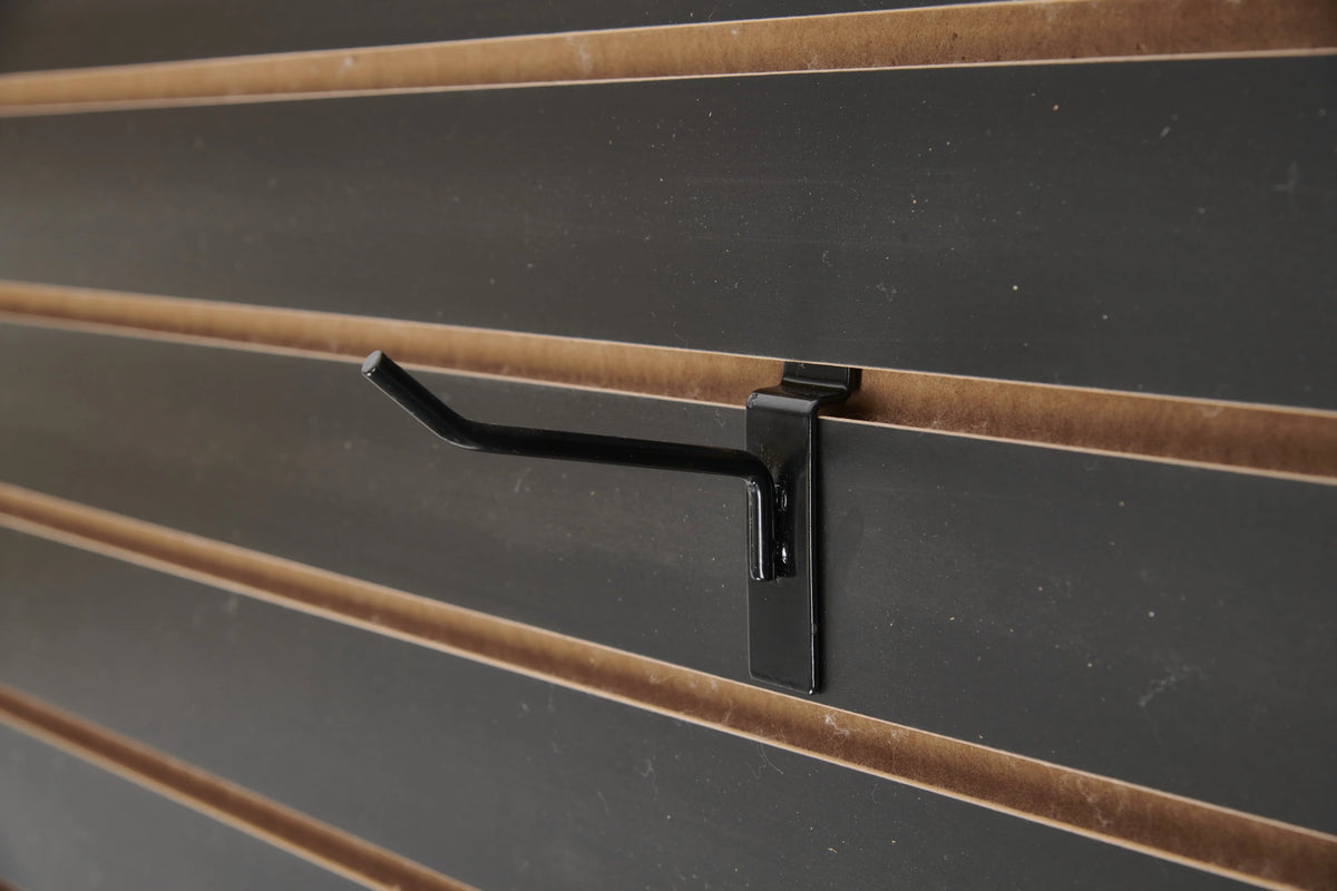 Black Slatwall Panels Pack of 2 B24310