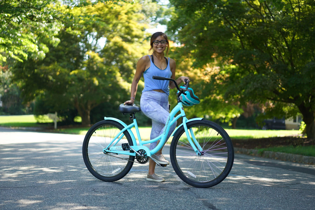 26 inch Blue Beach Cruiser Bicycle O335951