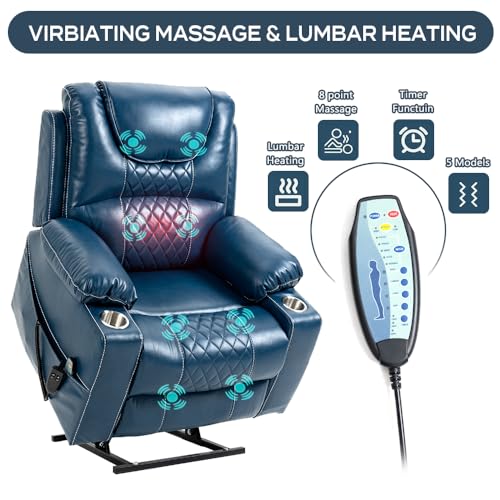 Lift Recliner Chair with Heat and Cup Holder H60688