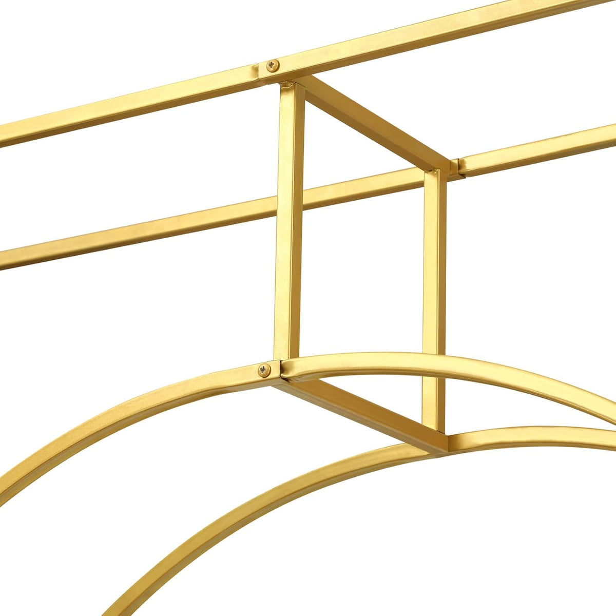Gold Metal Double Arch Wedding Backdrop Stand L270