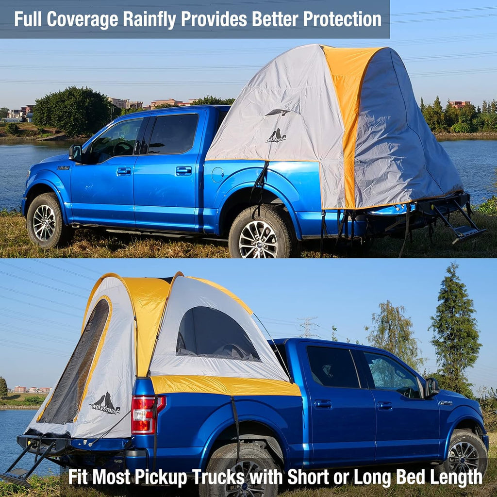 Waterproof 5.5-5.8 ft Truck Bed Tent for 2 Person S1345