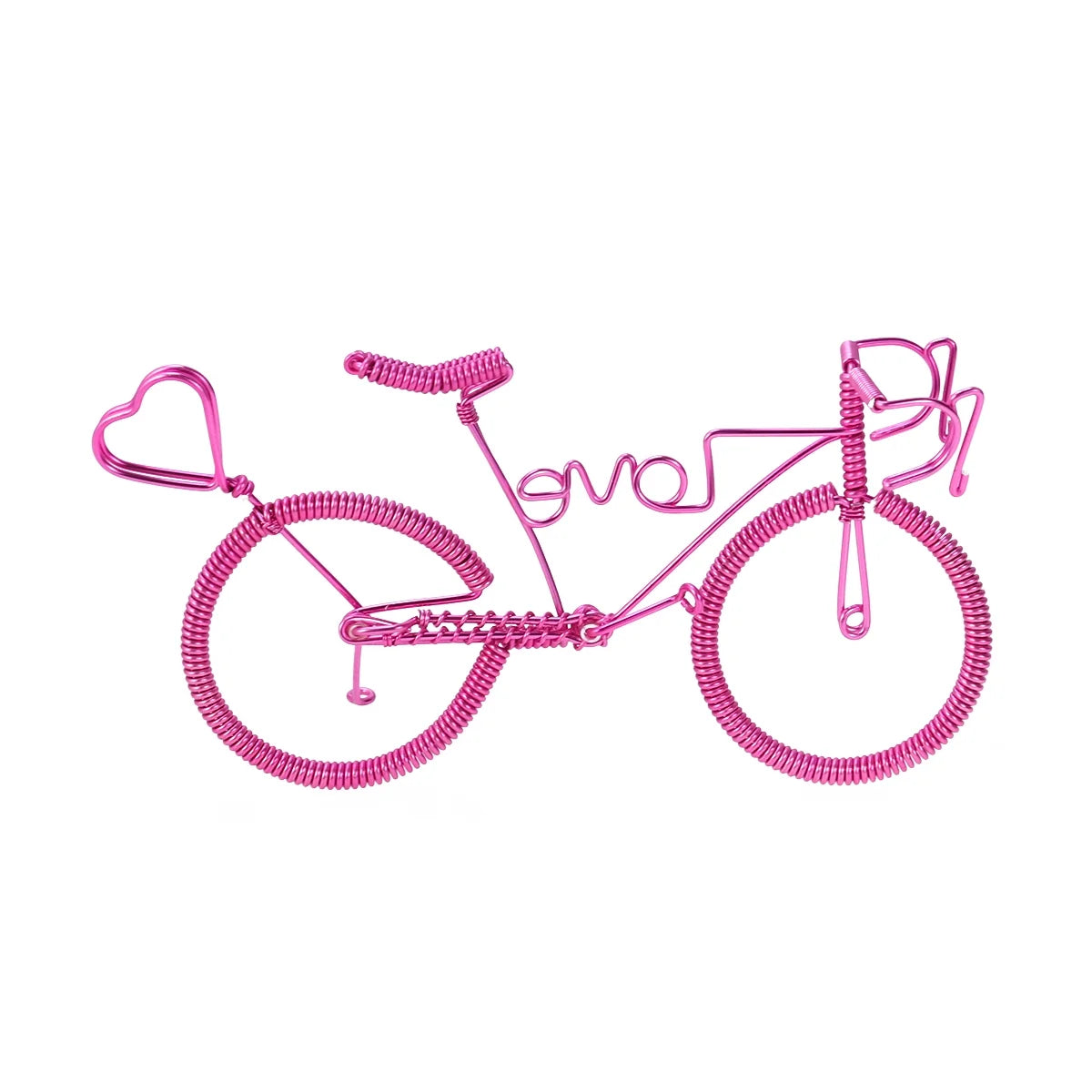 Pink Metal Figurine Ornaments Y692907