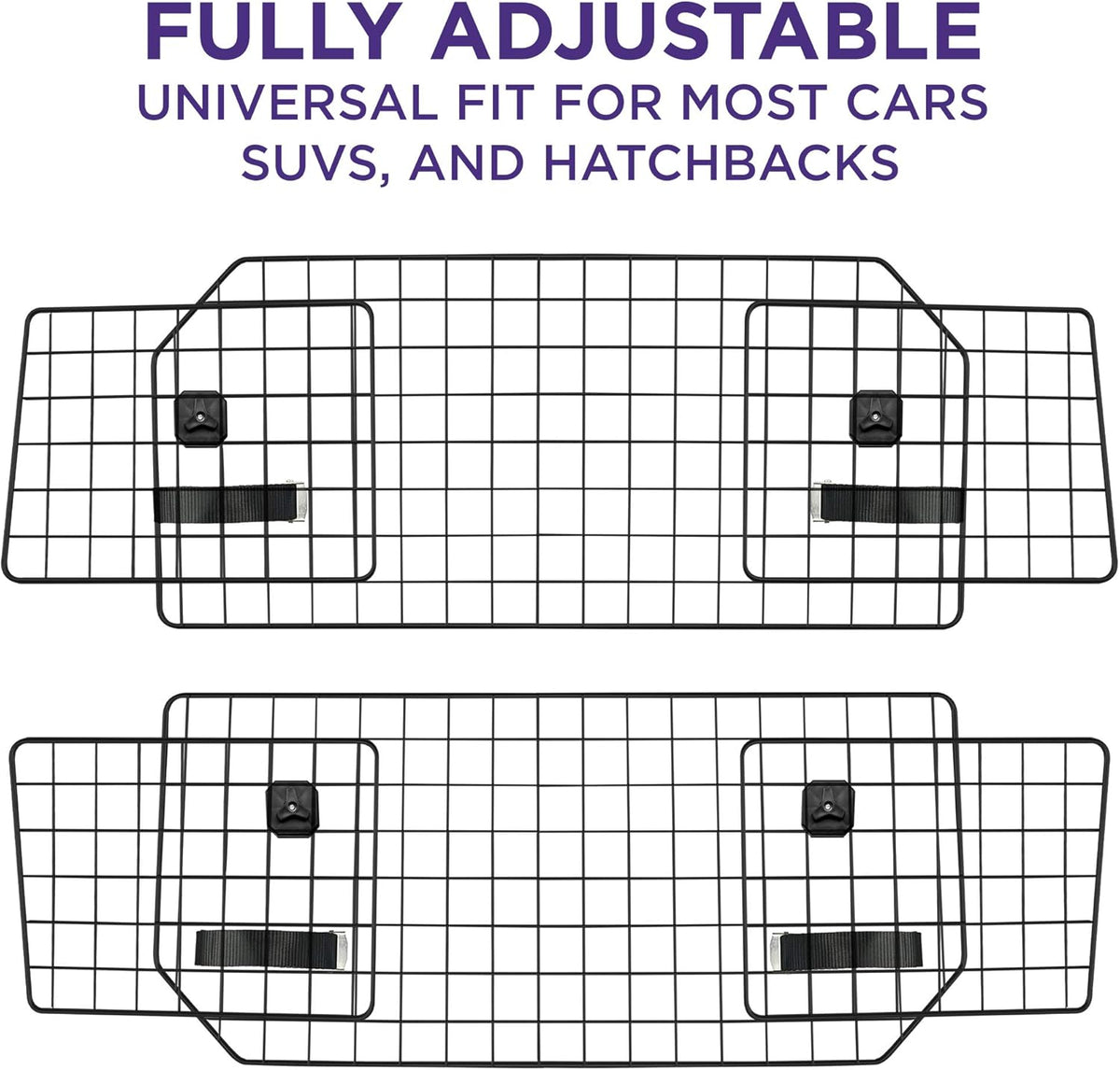 Adjustable Heavy-Duty Wire Mesh Dog Barrier Pack of 2 F26445