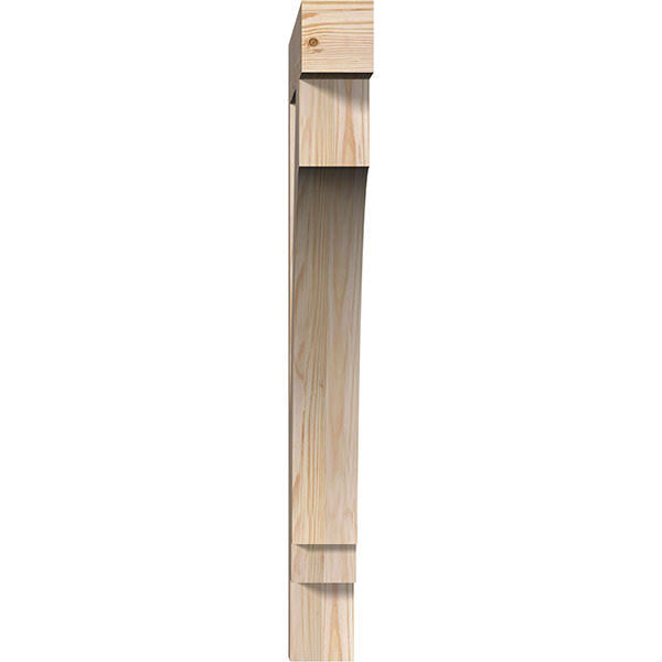 Douglas Fir Imperial Block Smooth Bracket R5314