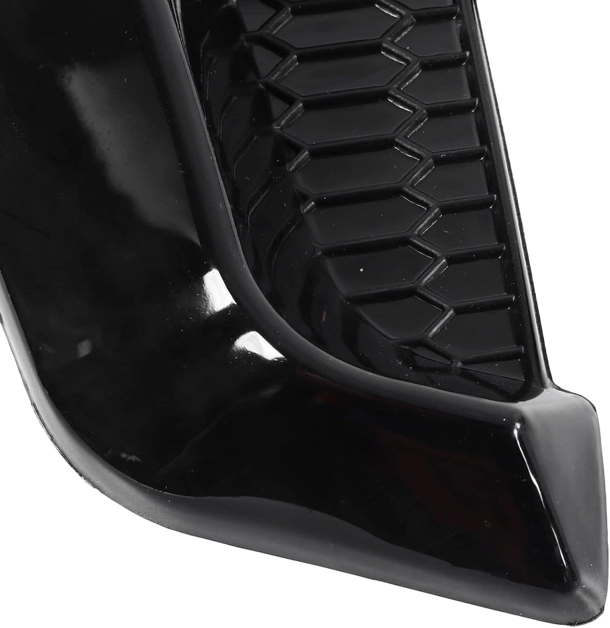 2pcs Gloss Black Car Hood Vent Scoop Kit G67107