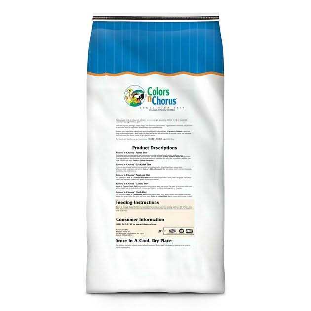 Blue Seal Colors 'n Chorus Diet Bird Food H36208