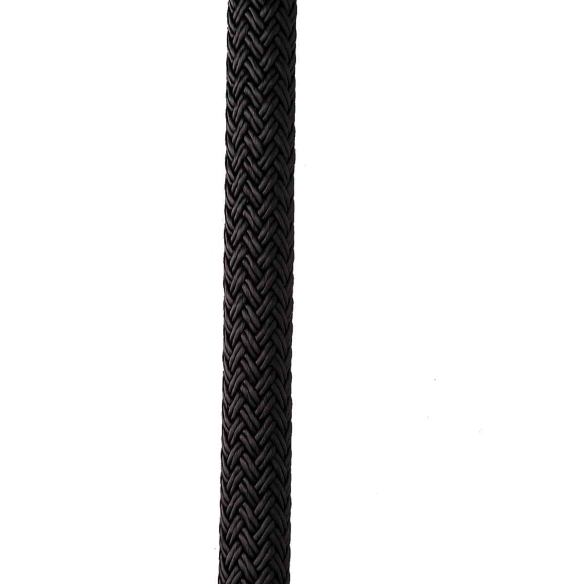 Black 5/8x22 Nylon Double Braid Dock Line R62941