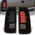 Smoked Lens Black Housing LED Tail Lights Pair F271785