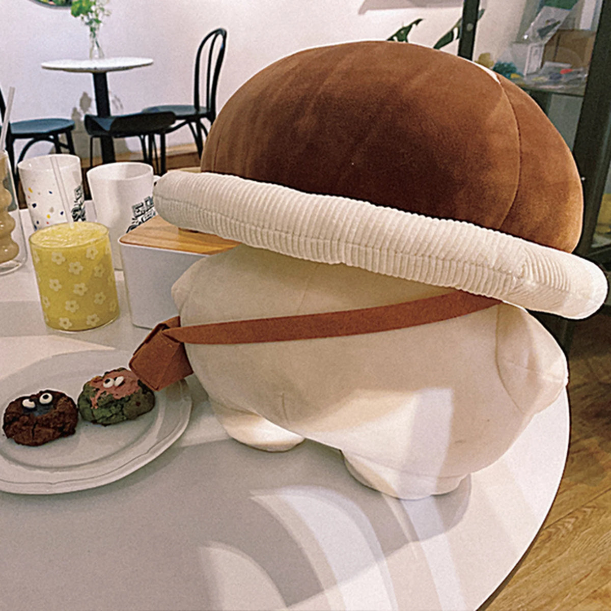 Plush Mushroom Doll Pillow J8382