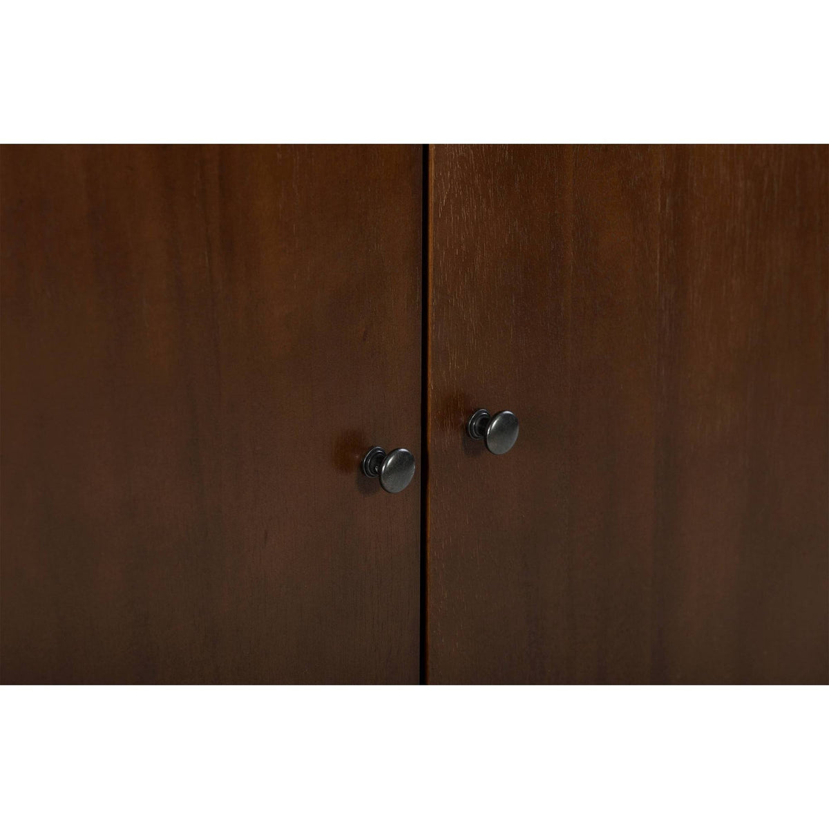 2 Door Storage Cabinet, Classic Walnut, Brown E8863