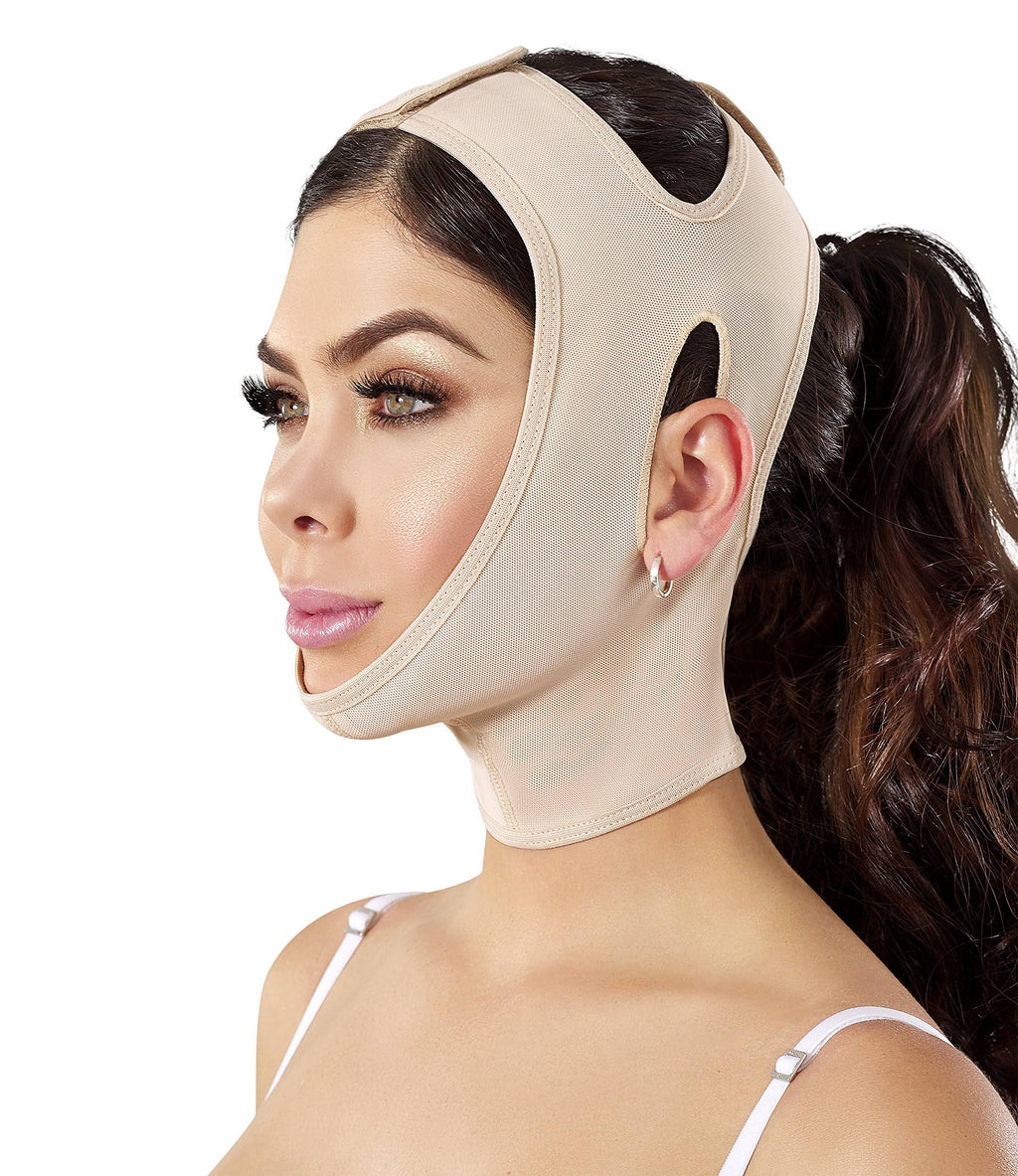 Chin Strap Support Band Neck Bandage Facial Compression P594