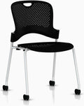 Black Stacking Chair H7248