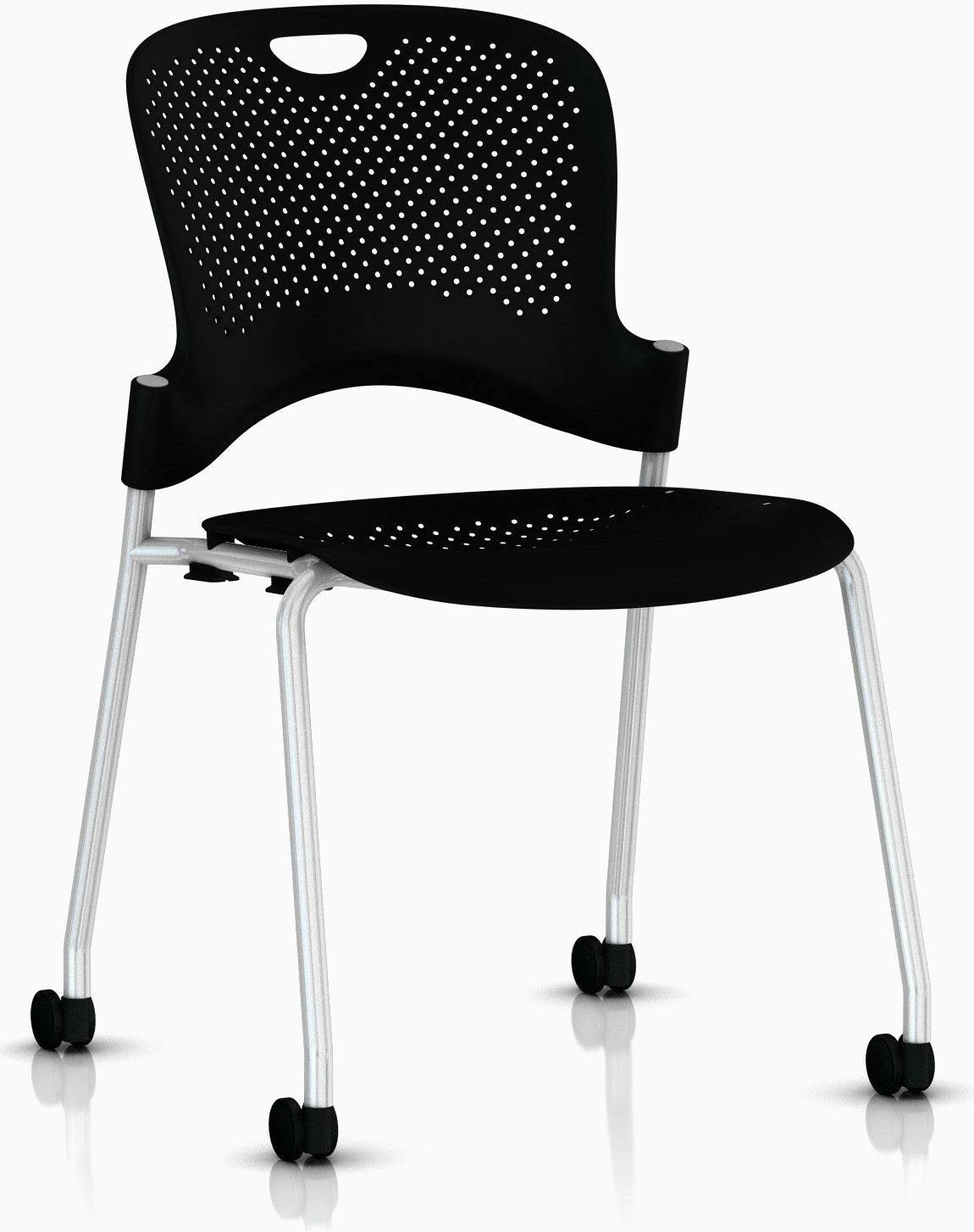 Black Stacking Chair H7248