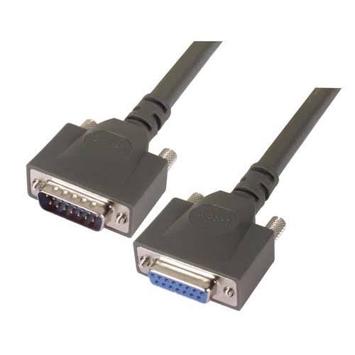 Heavy Duty D-Sub Cable, DB15 Male / Female, 5.0 ft U5833
