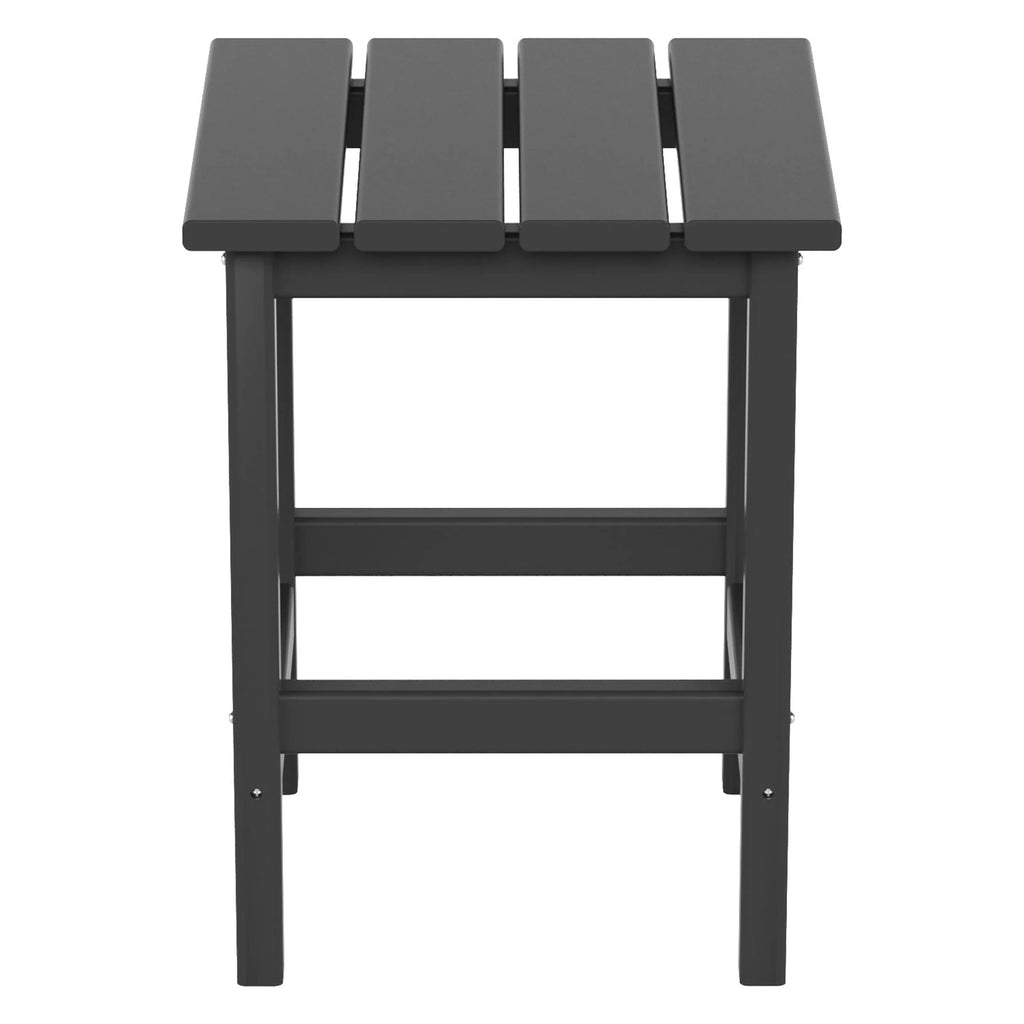 Black Plastic Adirondack Outdoor Side Table O897758