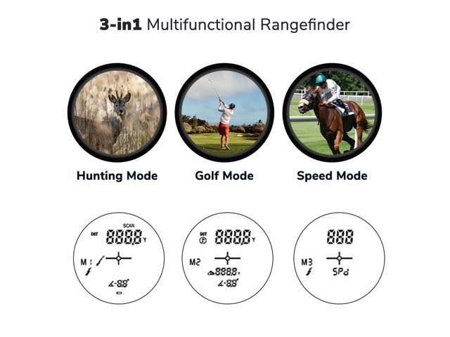 1000 Yards 6x Golf Rangefinder G848319