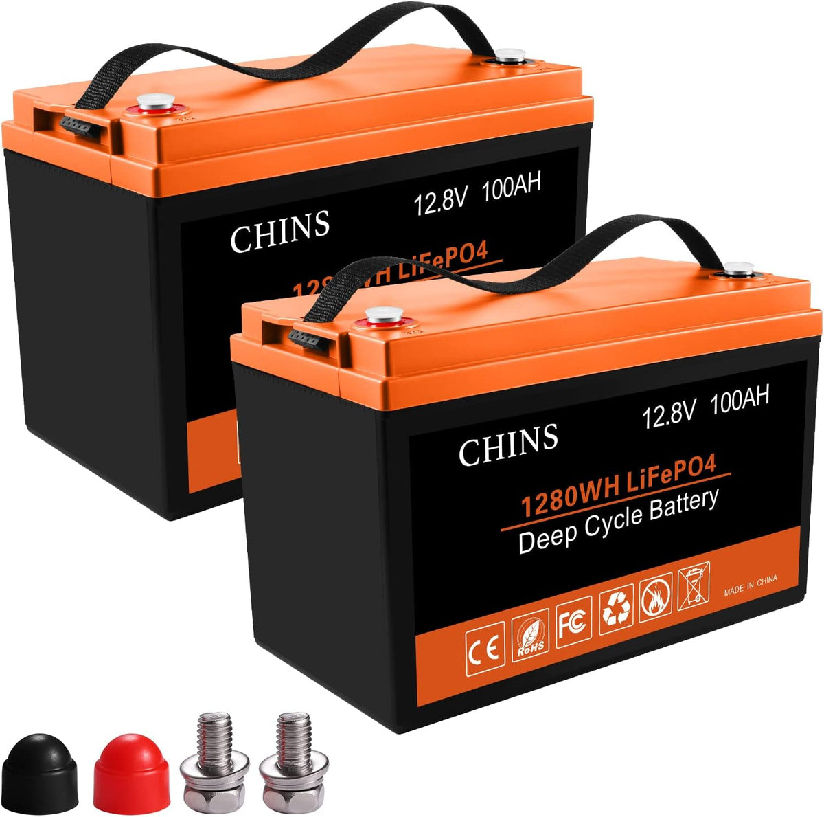 12V 100AH LiFePO4 Lithium Battery with 100A BMS S78984