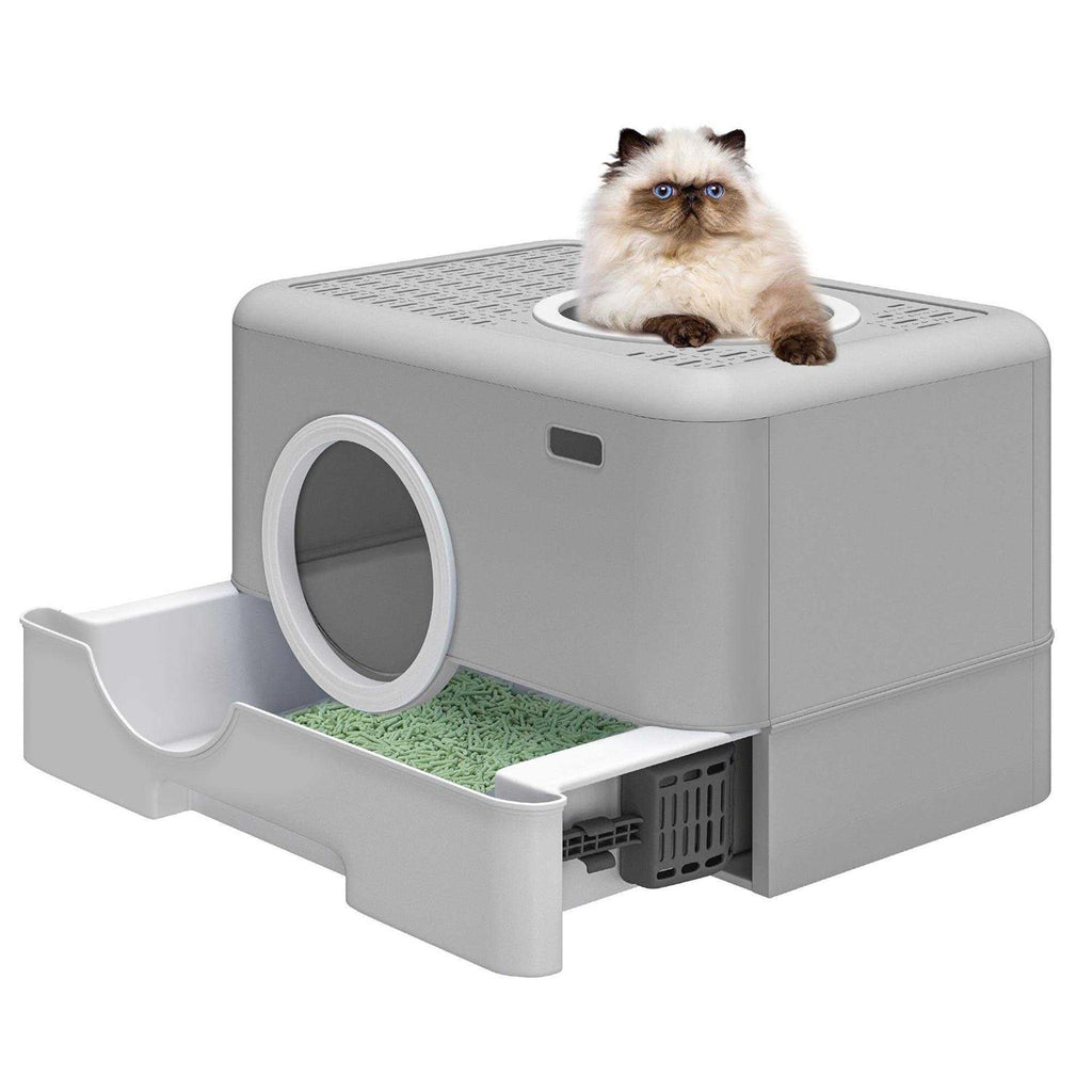 Enclosed Cat Litter Box with Lid X4568
