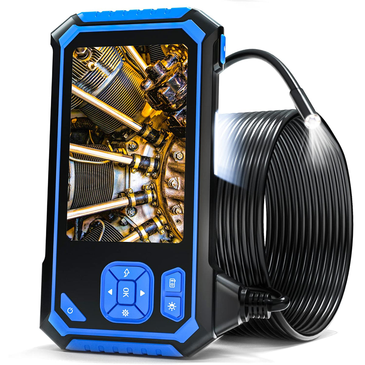 IP67 Waterproof Sewer Inspection Camera with 16.5FT Semi-Rigid Cable Z873