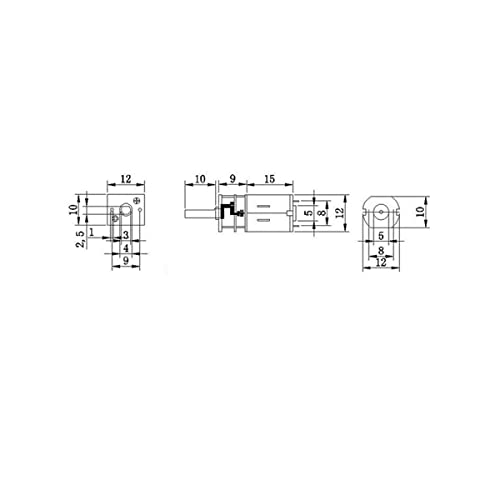 3v DC Electric Motor D4626