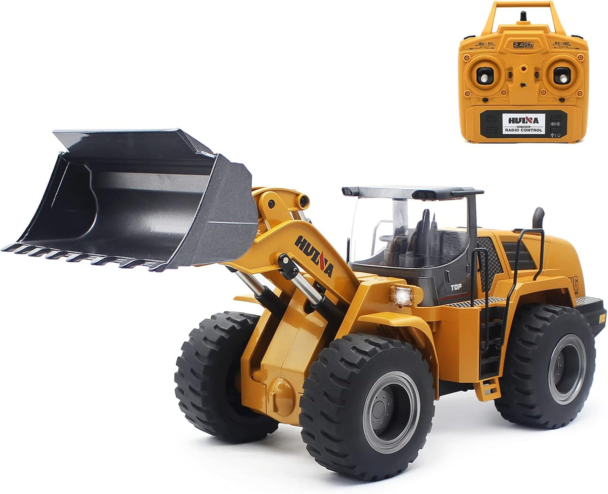 Remote Control 1/14 Scale Full Metal RC Construction Vehicle Toy with Light & Sound S6631