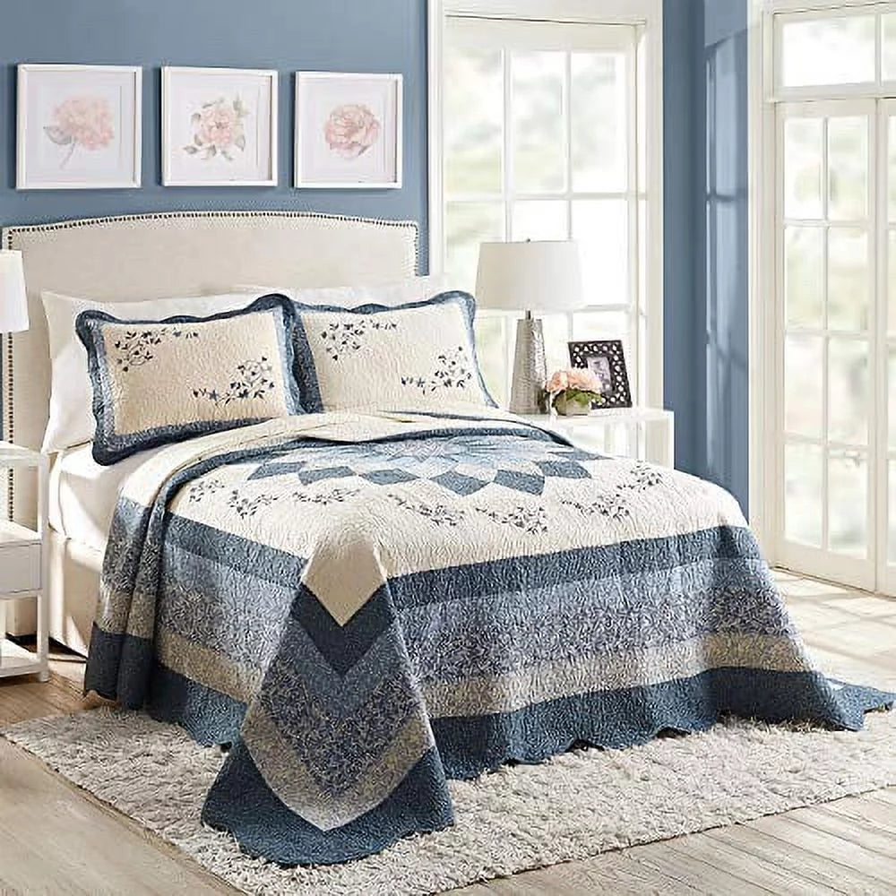 Blue Bedspread C557938
