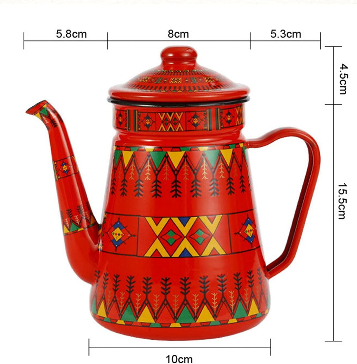 1.2L Enamel Coffee Pot Kettle P928552
