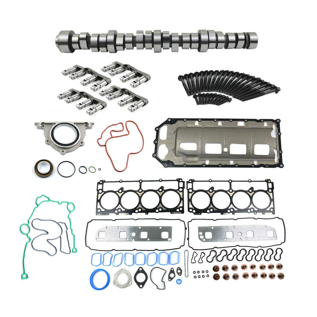Camshaft Kit with Head Valve Gasket Set Replacement for 5.7L Hemi 2006-2008 H15367