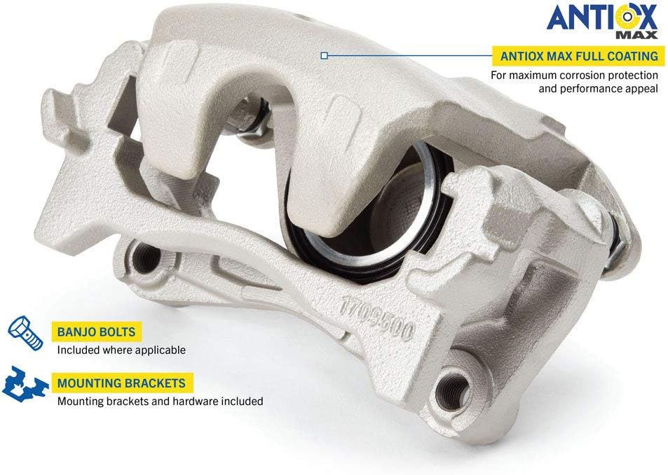 Front Brake Calipers Rotors Ceramic Pads X806