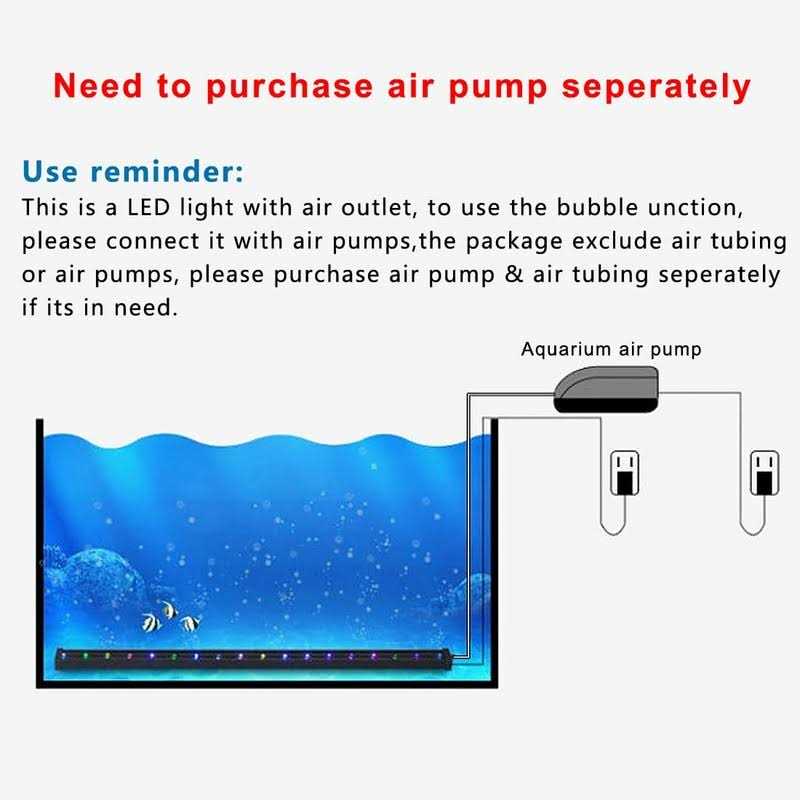 2 Watt Aquarium Air Stone with Color Changing LED Light Pump P7642