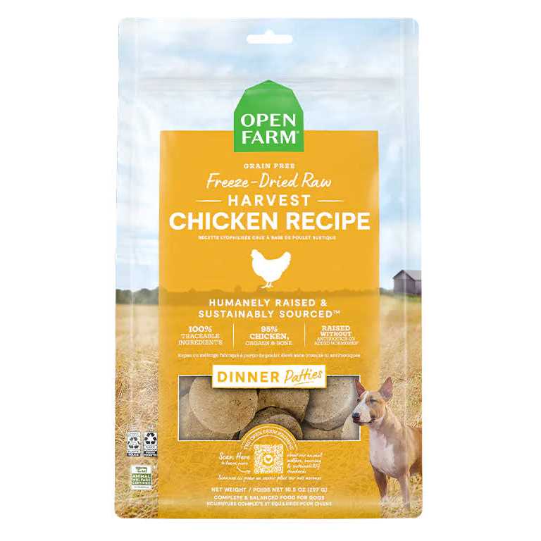 Freeze Dried Raw Patties Dog Food A69713
