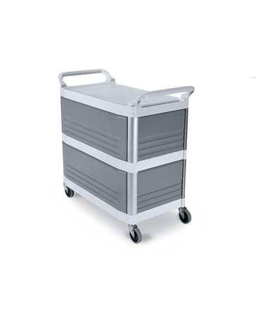 Black 3-Shelf Utility Cart H671